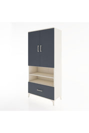 Hyperion Dolap 5 Raflı Tek Çekmeceli 2 Kapaklı 88x44x195 - S60M032V2B