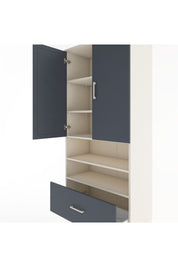 Hyperion Dolap 5 Raflı Tek Çekmeceli 2 Kapaklı 88x44x195 - S60M032V2B