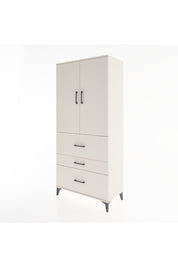Hyperion Dolap 3 Raflı 3 Çekmeceli 2 Kapaklı 88x44x195 - S60M034V1B