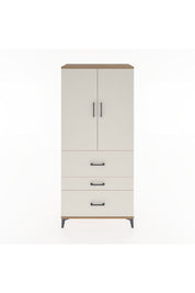 Hyperion Dolap 3 Raflı 3 Çekmeceli 2 Kapaklı 88x44x195 - S60M034V7B
