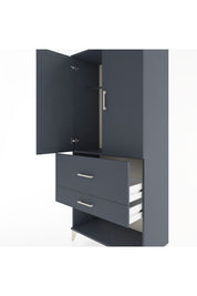 Hyperion Dolap Tek Raflı 2 Çekmeceli Tek Askılı 88x44x195 - S60M036V5B