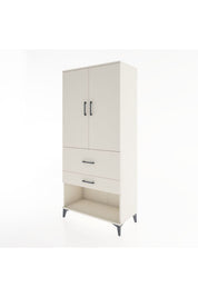 Hyperion Dolap 3 Raflı 2 Çekmeceli 2 Kapaklı 88x44x195 - S60M037V1B