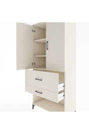 Hyperion Dolap 3 Raflı 2 Çekmeceli 2 Kapaklı 88x44x195 - S60M037V1B