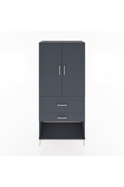 Hyperion Dolap 3 Raflı 2 Çekmeceli 2 Kapaklı 88x44x195 - S60M037V5B