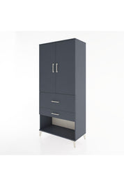 Hyperion Dolap 3 Raflı 2 Çekmeceli 2 Kapaklı 88x44x195 - S60M037V5B