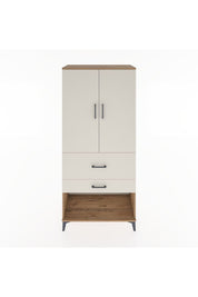 Hyperion Dolap 3 Raflı 2 Çekmeceli 2 Kapaklı 88x44x195 - S60M037V7B