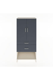 Hyperion Dolap Tek Raflı 2 Çekmeceli Tek Askılı 88x44x195 - S60M038V2B