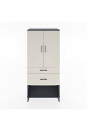 Hyperion Dolap Tek Raflı 2 Çekmeceli Tek Askılı 88x44x195 - S60M038V4B