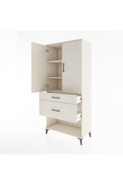 Hyperion Dolap 3 Raflı 2 Çekmeceli 2 Kapaklı 88x44x195 - S60M039V1B