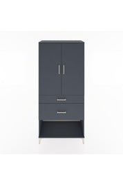 Hyperion Dolap 3 Raflı 2 Çekmeceli 2 Kapaklı 88x44x195 - S60M039V5B