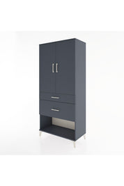 Hyperion Dolap 3 Raflı 2 Çekmeceli 2 Kapaklı 88x44x195 - S60M039V5B
