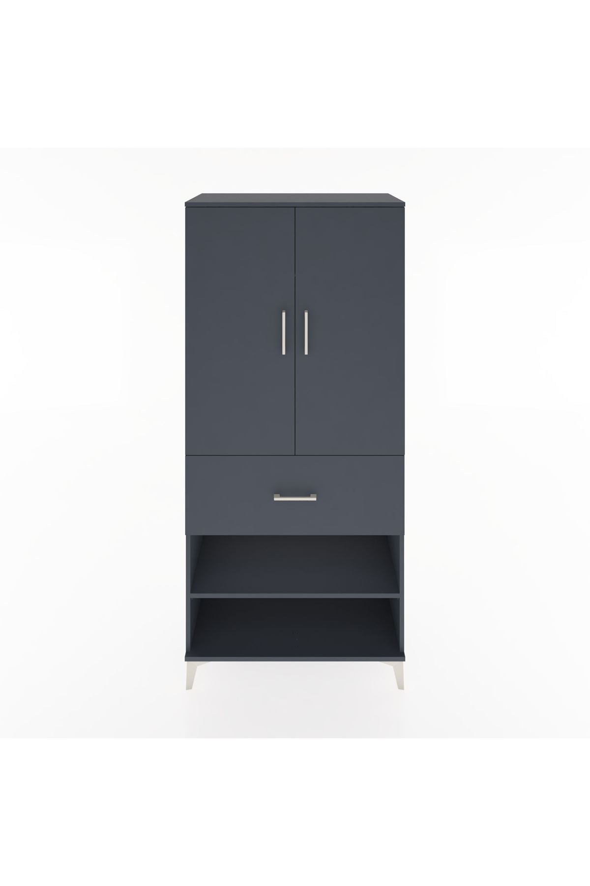 Hyperion Dolap 2 Raflı Tek Çekmeceli Tek Askılı 88x44x195 - S60M040V5B