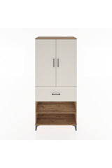 Hyperion Dolap 2 Raflı Tek Çekmeceli Tek Askılı 88x44x195