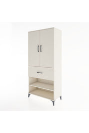 Hyperion Dolap 4 Raflı Tek Çekmeceli 2 Kapaklı 88x44x195 - S60M041V1B
