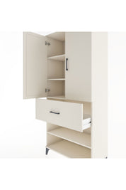 Hyperion Dolap 4 Raflı Tek Çekmeceli 2 Kapaklı 88x44x195 - S60M041V1B