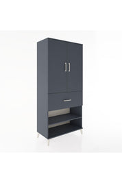 Hyperion Dolap 4 Raflı Tek Çekmeceli 2 Kapaklı 88x44x195 - S60M041V5B