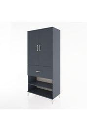 Hyperion Dolap 4 Raflı Tek Çekmeceli 2 Kapaklı 88x44x195 - S60M041V5B