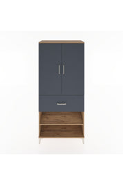 Hyperion Dolap 4 Raflı Tek Çekmeceli 2 Kapaklı 88x44x195 - S60M041V8B