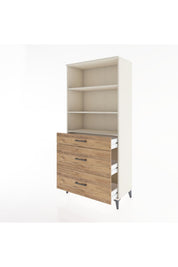 Hyperion Dolap 3 Raflı 3 Çekmeceli 88x44x195 - S60M043V3B