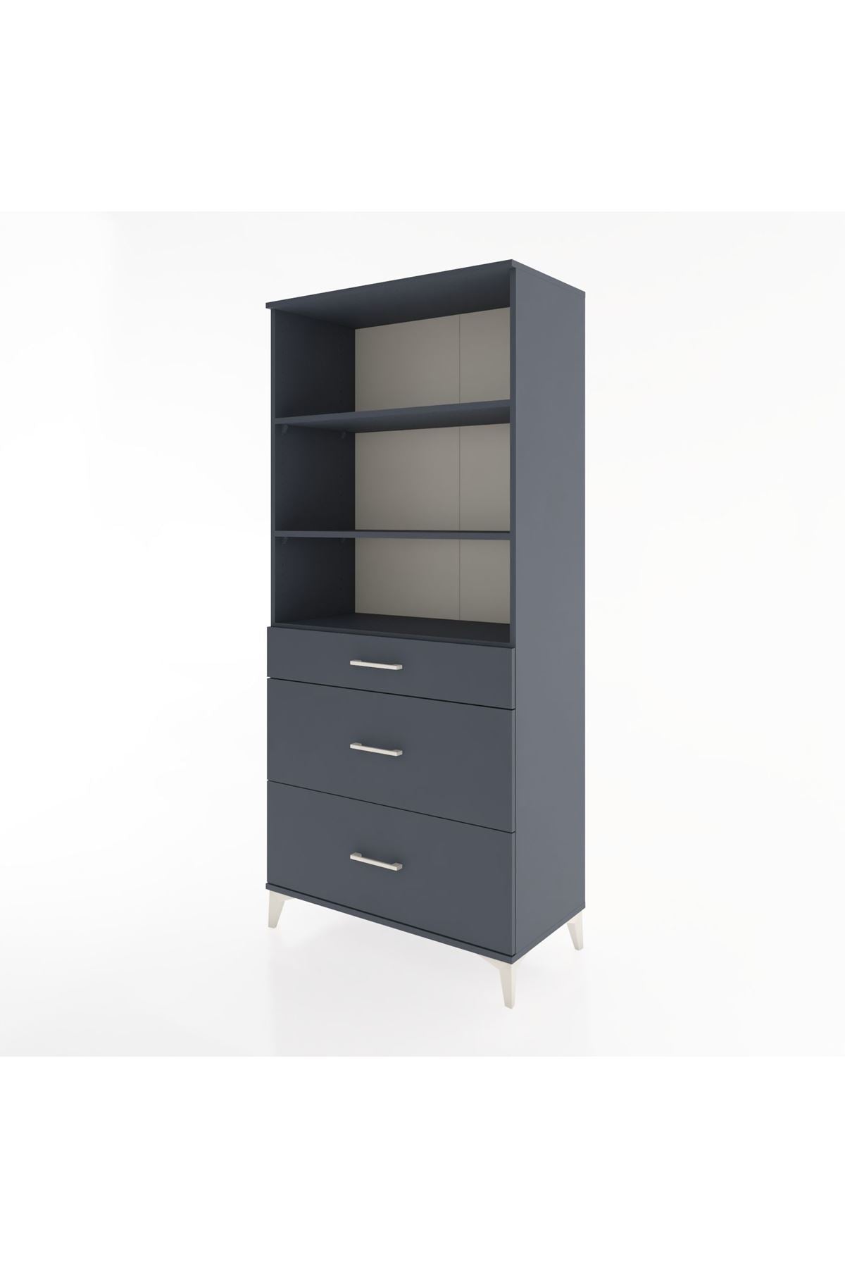 Hyperion Dolap 3 Raflı 3 Çekmeceli 88x44x195 - S60M043V5B