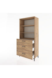 Hyperion Dolap 3 Raflı 3 Çekmeceli 88x44x195 - S60M043V9B