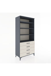 Hyperion Dolap 4 Raflı 4 Çekmeceli 88x44x195 - S60M044V4B