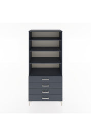 Hyperion Dolap 4 Raflı 4 Çekmeceli 88x44x195 - S60M044V5B