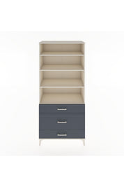 Hyperion Dolap 4 Raflı 3 Çekmeceli 88x44x195 - S60M045V2B
