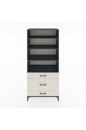 Hyperion Dolap 4 Raflı 3 Çekmeceli 88x44x195 - S60M045V4B