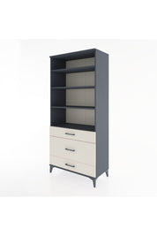 Hyperion Dolap 4 Raflı 3 Çekmeceli 88x44x195 - S60M045V4B