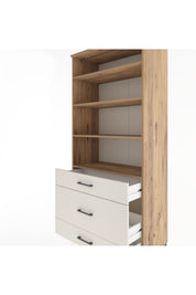 Hyperion Dolap 4 Raflı 3 Çekmeceli 88x44x195 - S60M045V7B