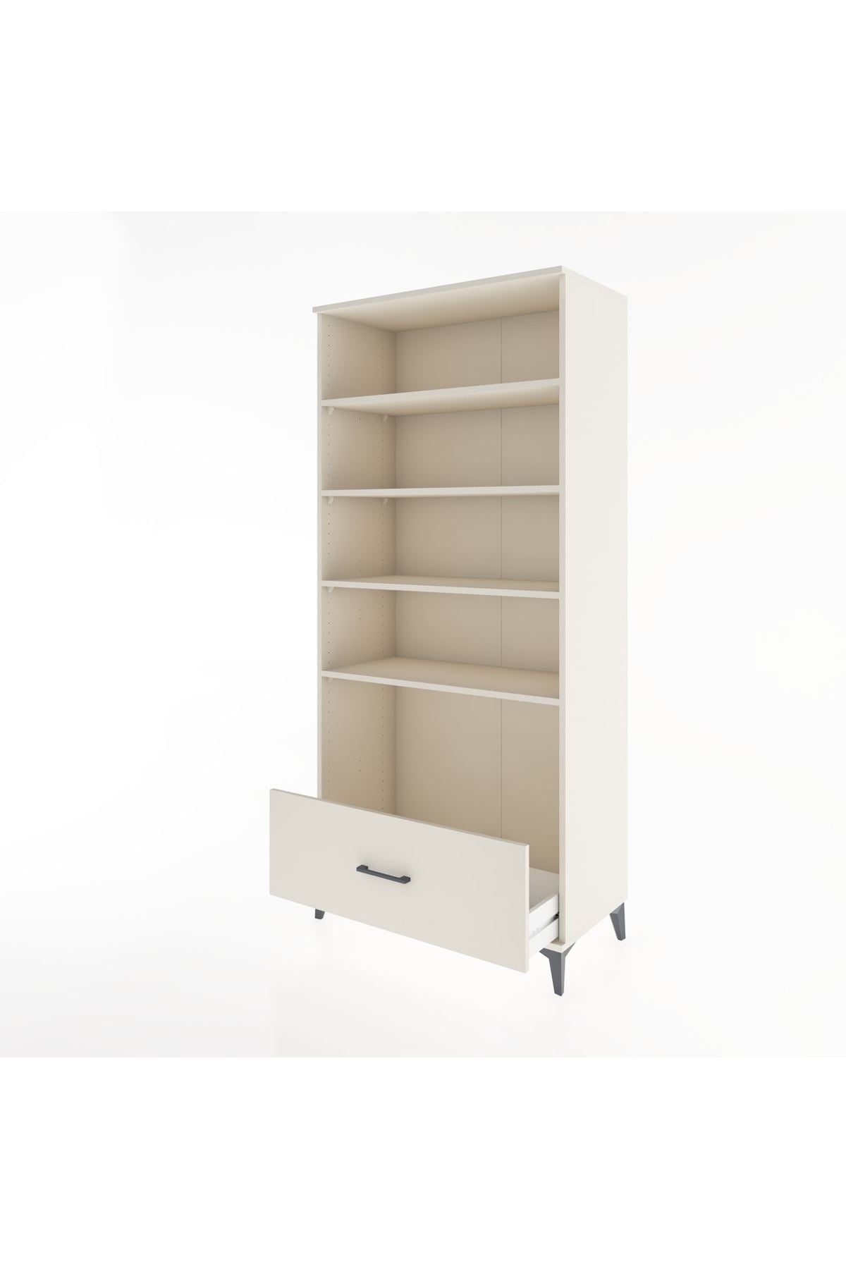 Hyperion Dolap 4 Raflı Tek Çekmeceli 88x44x195 - S60M046V1B