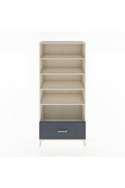 Hyperion Dolap 4 Raflı Tek Çekmeceli 88x44x195 - S60M046V2B