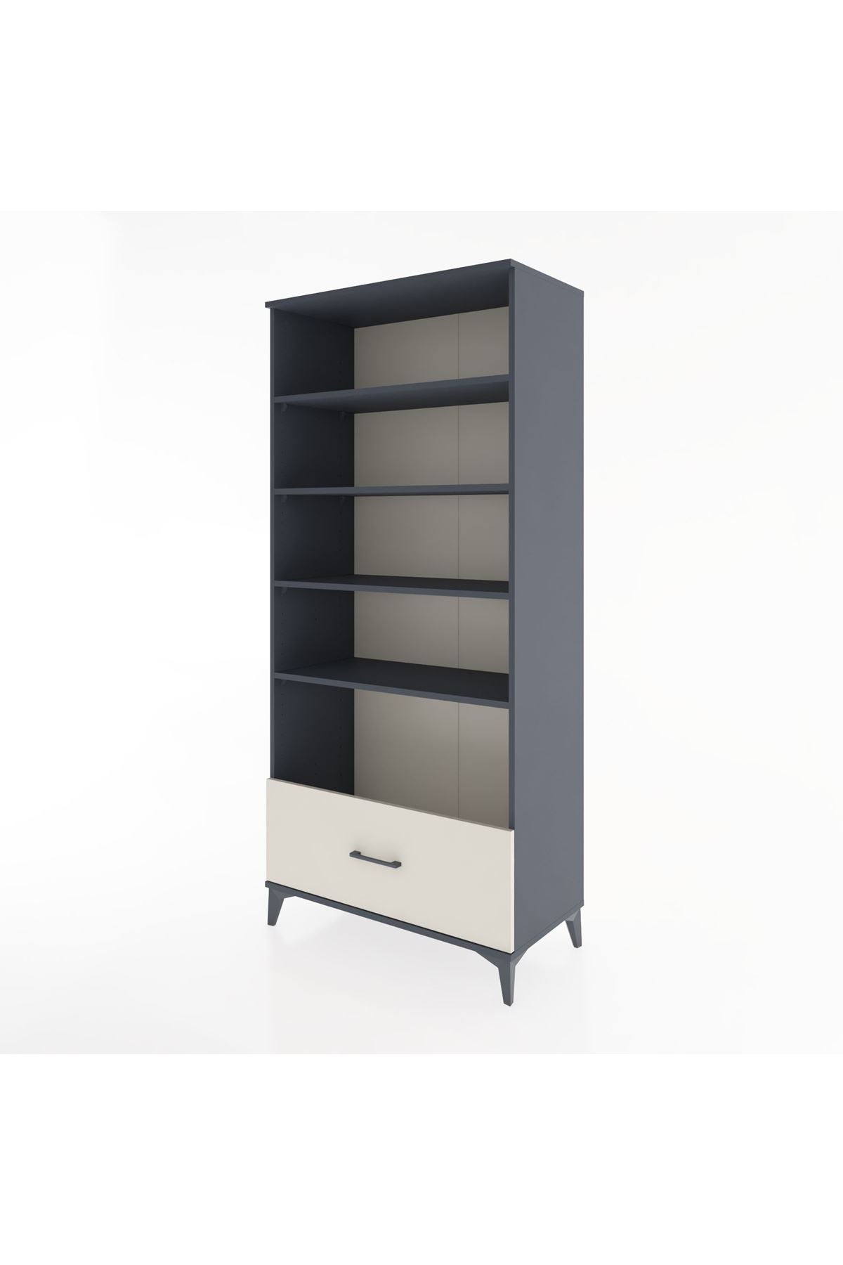 Hyperion Dolap 4 Raflı Tek Çekmeceli 88x44x195 - S60M046V4B