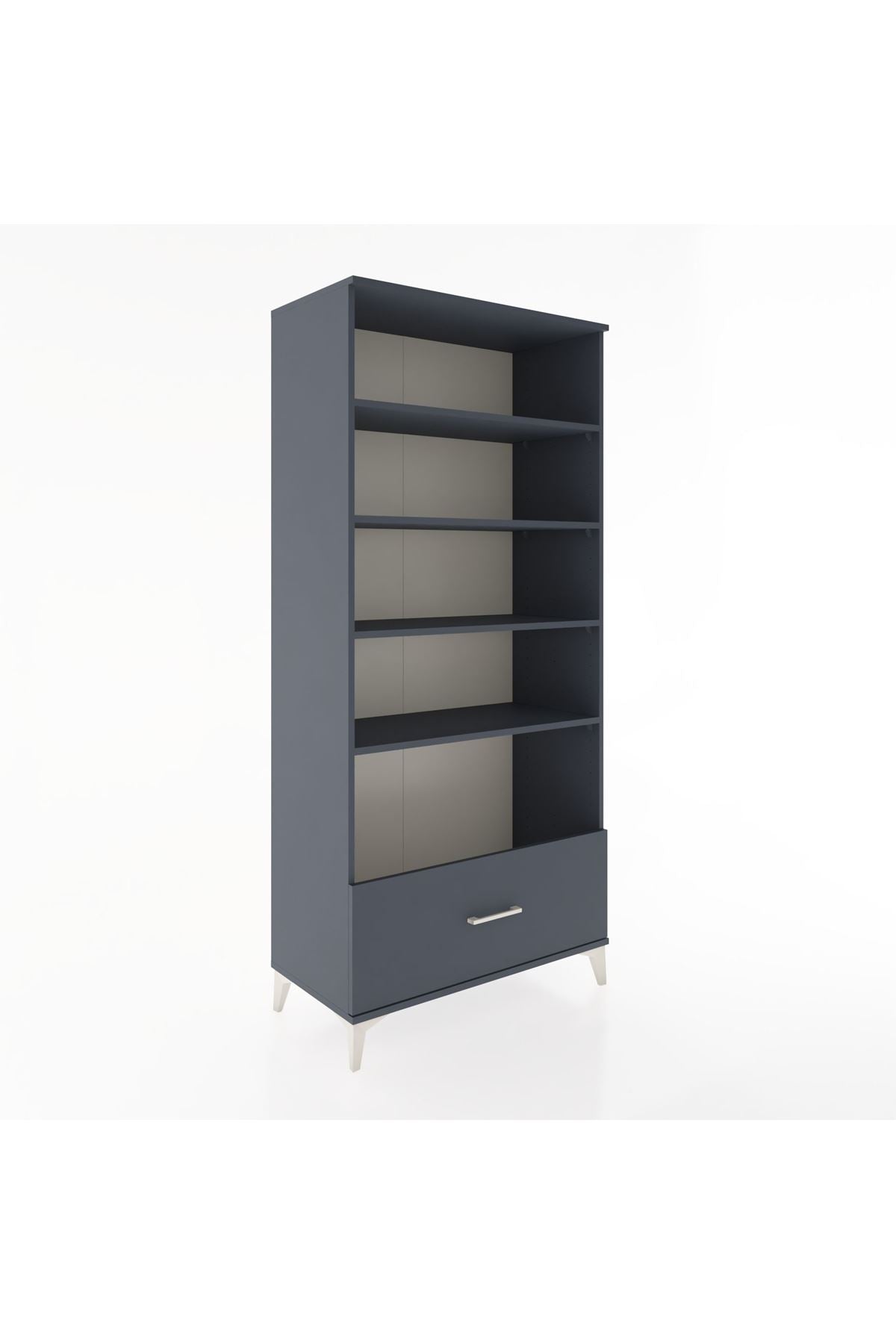 Hyperion Dolap 4 Raflı Tek Çekmeceli 88x44x195 - S60M046V5B