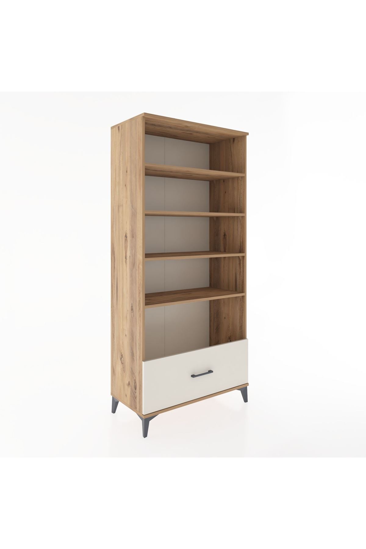Hyperion Dolap 4 Raflı Tek Çekmeceli 88x44x195 - S60M046V7B