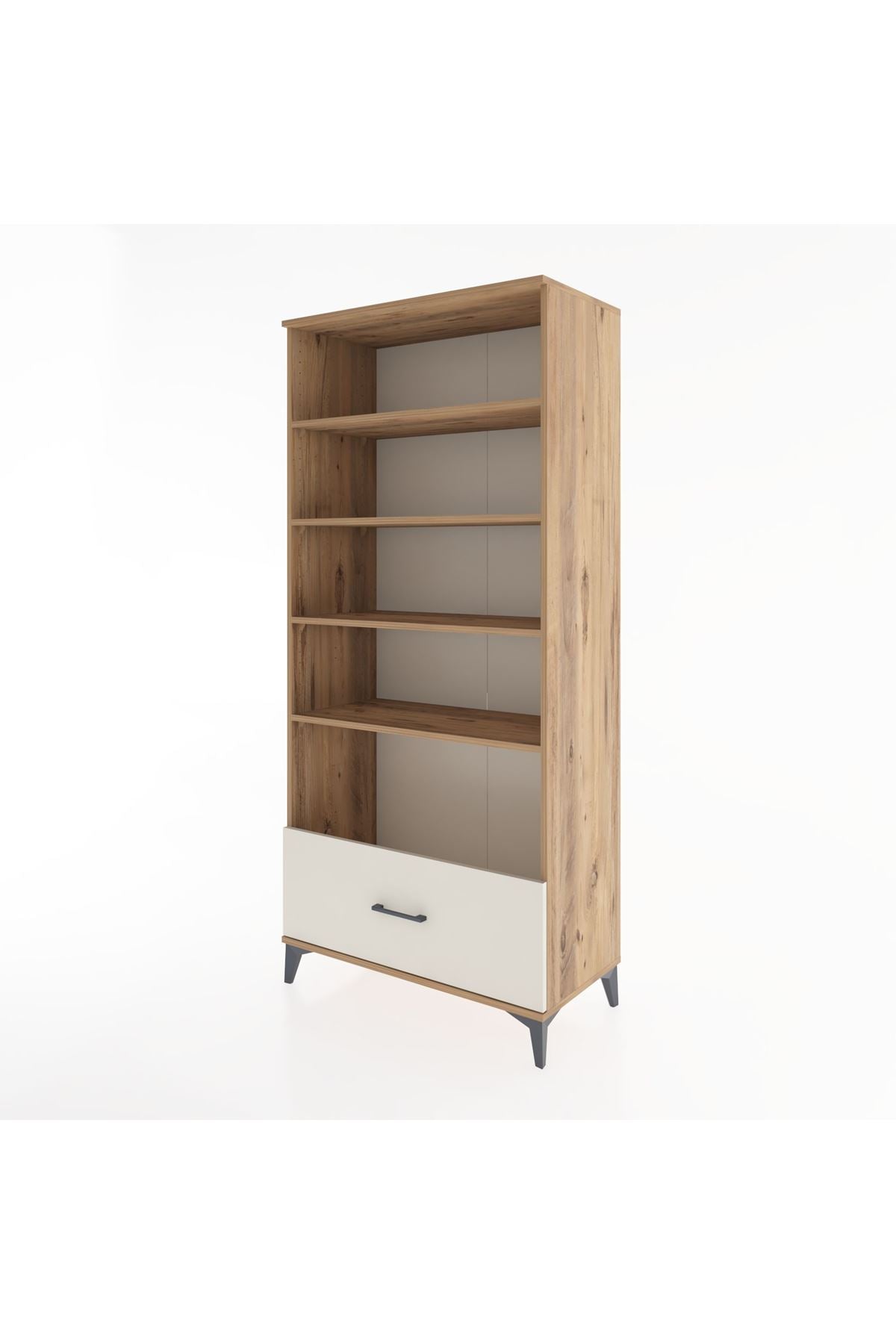 Hyperion Dolap 4 Raflı Tek Çekmeceli 88x44x195 - S60M046V7B