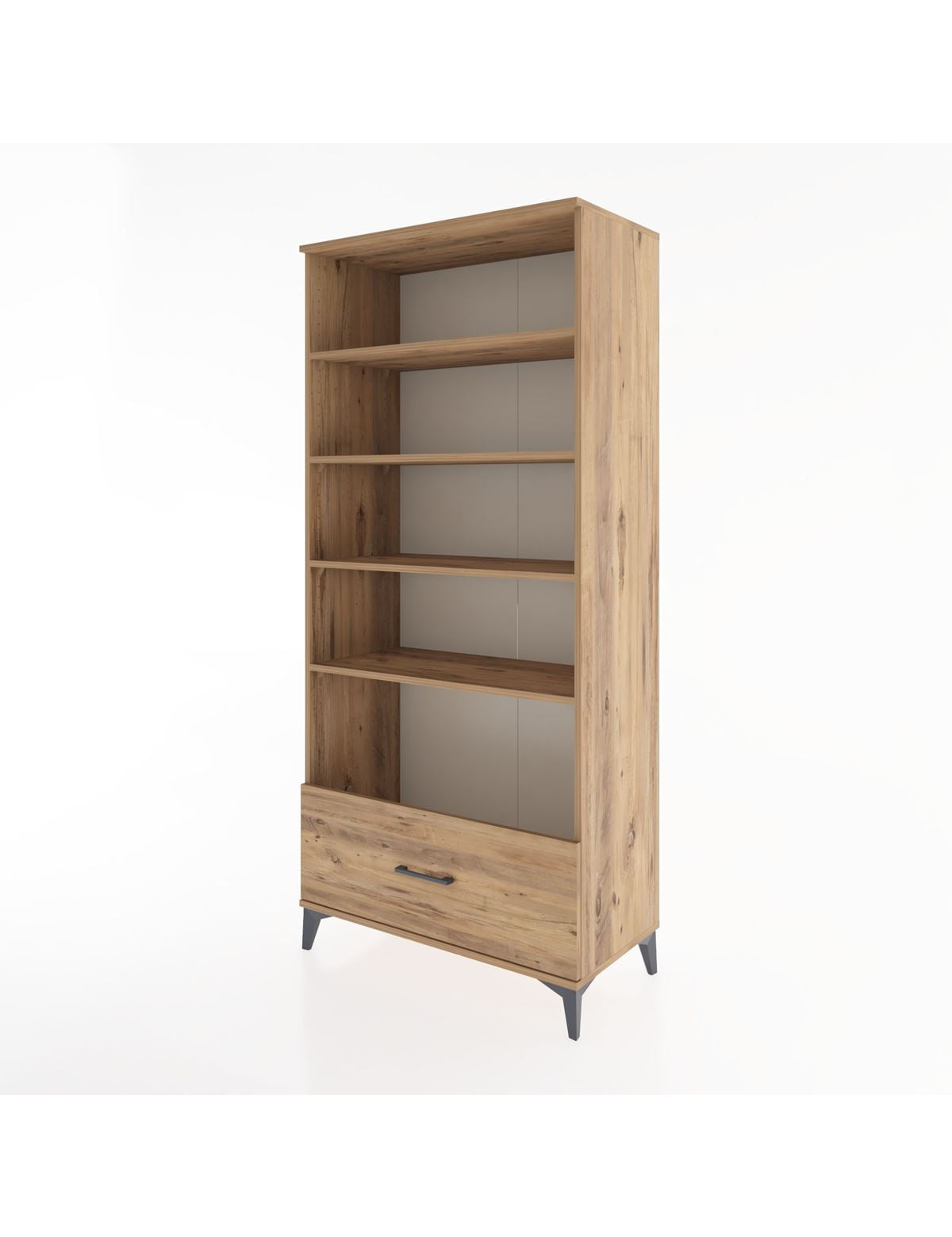 Hyperion Dolap 4 Raflı Tek Çekmeceli 88x44x195 - S60M046V9B