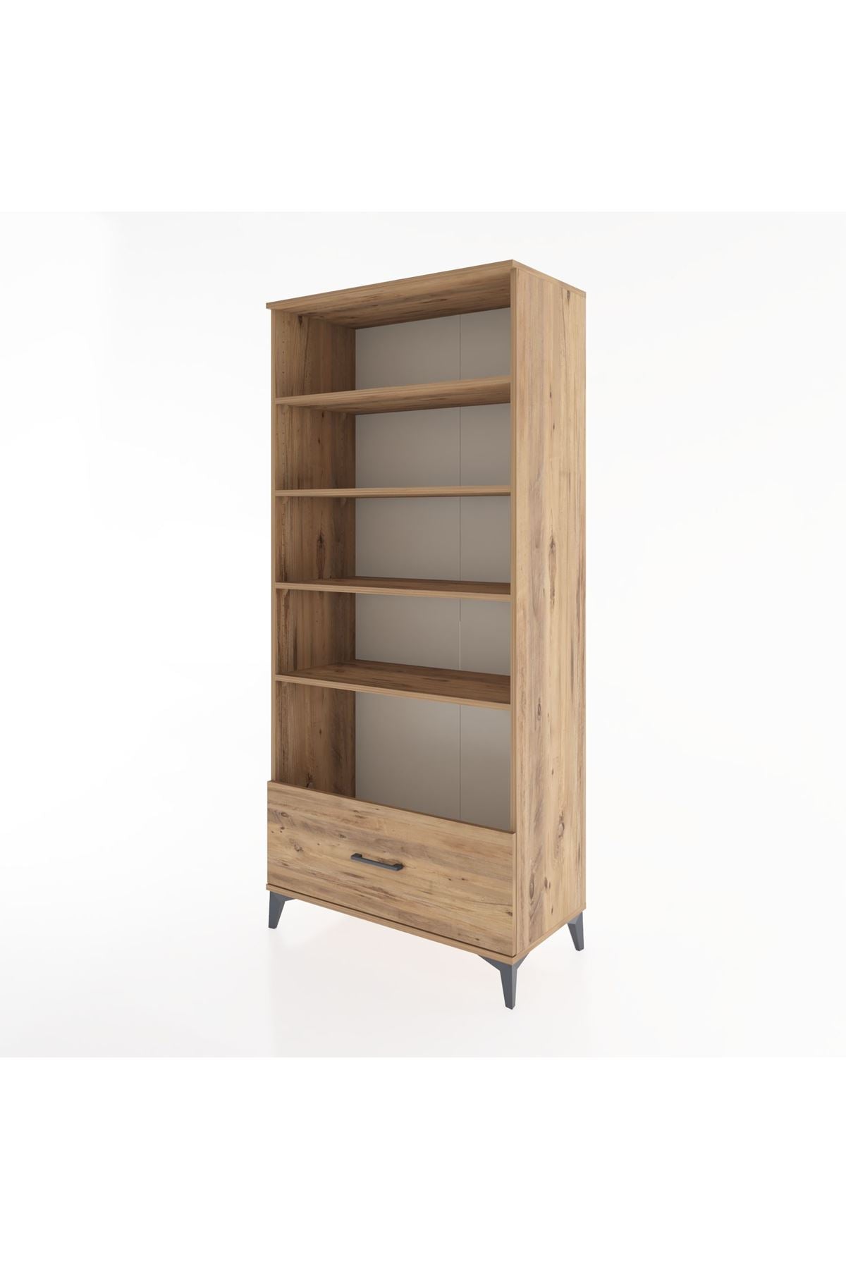 Hyperion Dolap 4 Raflı Tek Çekmeceli 88x44x195 - S60M046V9B