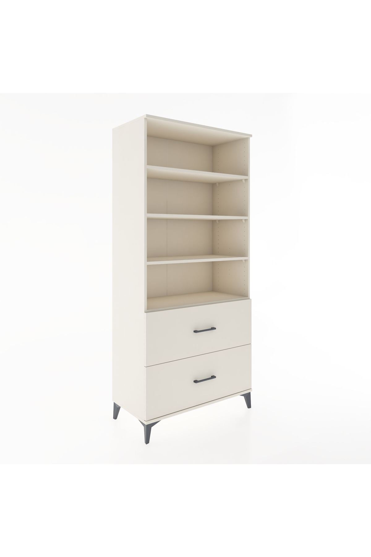 Hyperion Dolap 4 Raflı 2 Çekmeceli 88x44x195 - S60M047V1B