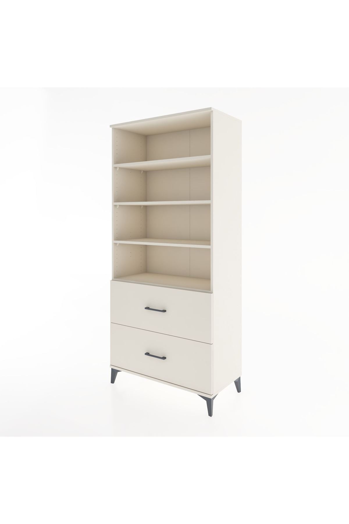 Hyperion Dolap 4 Raflı 2 Çekmeceli 88x44x195 - S60M047V1B