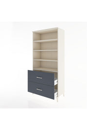 Hyperion Dolap 4 Raflı 2 Çekmeceli 88x44x195 - S60M047V2B