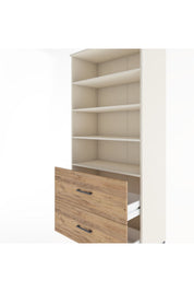 Hyperion Dolap 4 Raflı 2 Çekmeceli 88x44x195 - S60M047V3B