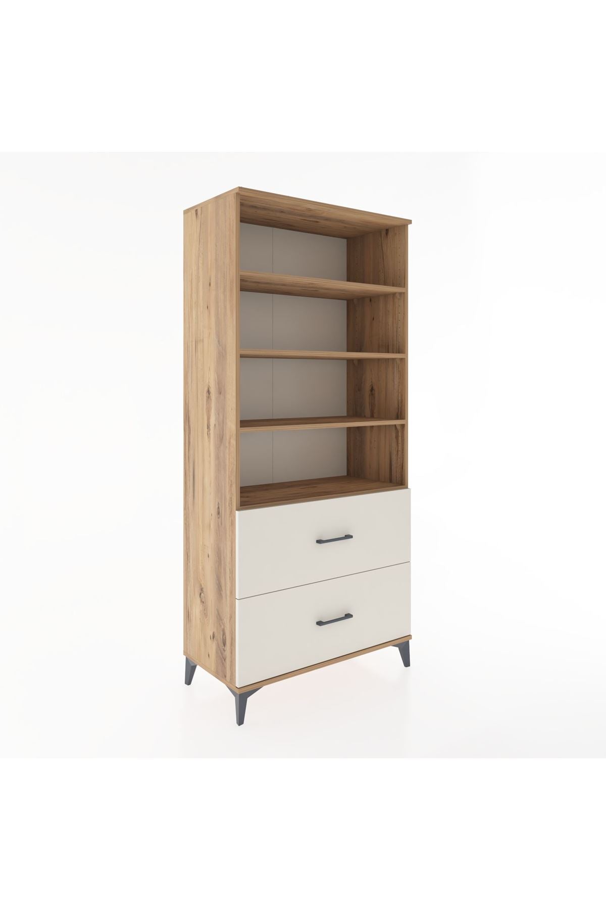 Hyperion Dolap 4 Raflı 2 Çekmeceli 88x44x195 - S60M047V7B
