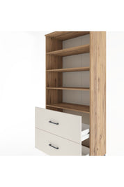 Hyperion Dolap 4 Raflı 2 Çekmeceli 88x44x195 - S60M047V7B