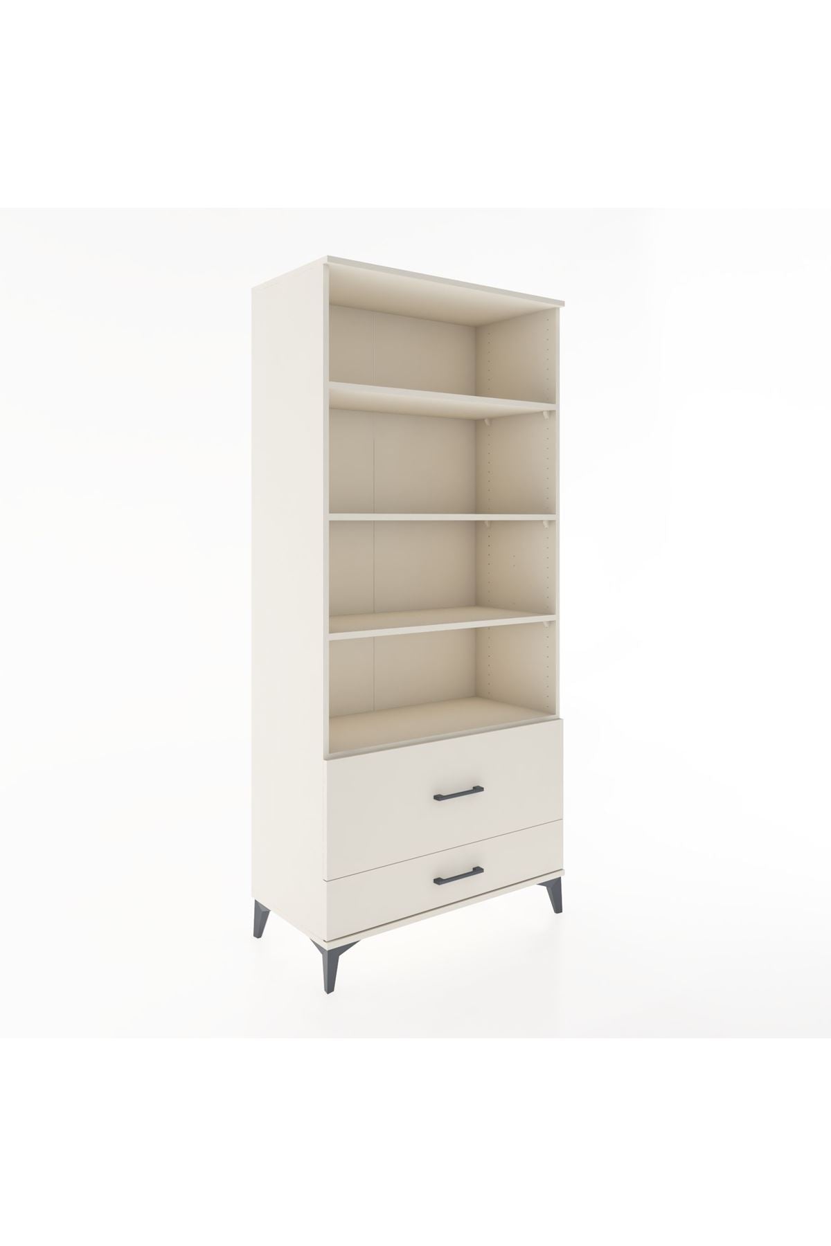 Hyperion Dolap 4 Raflı 2 Çekmeceli 88x44x195 - S60M048V1B