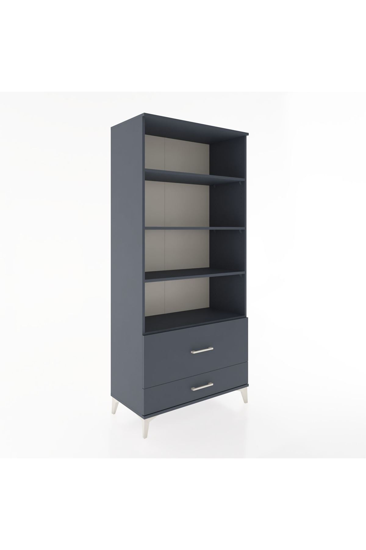 Hyperion Dolap 4 Raflı 2 Çekmeceli 88x44x195 - S60M048V5B