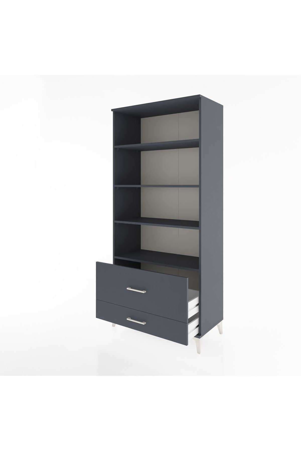 Hyperion Dolap 4 Raflı 2 Çekmeceli 88x44x195 - S60M048V5B