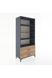 Hyperion Dolap 4 Raflı 2 Çekmeceli 88x44x195 - S60M048V6B