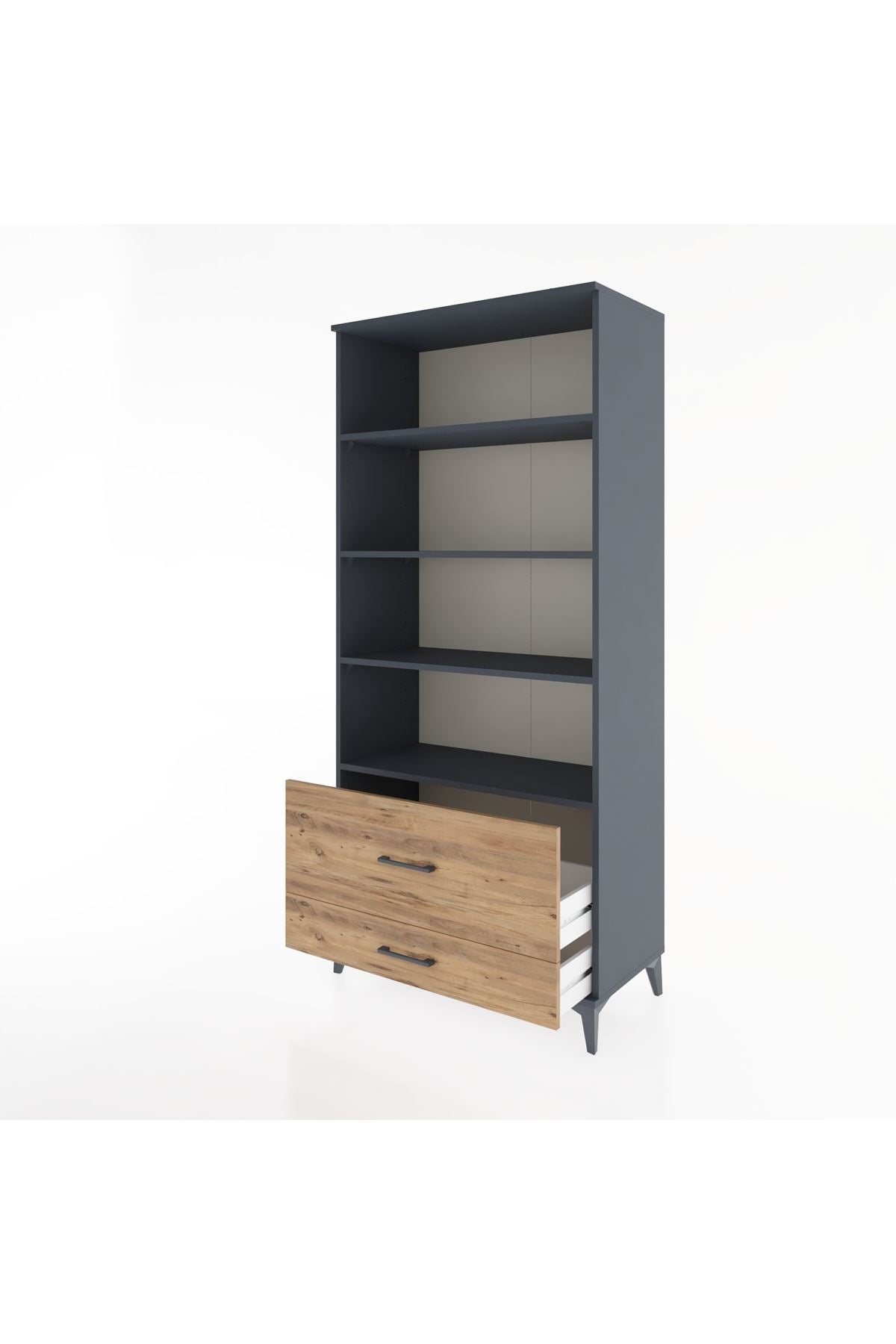 Hyperion Dolap 4 Raflı 2 Çekmeceli 88x44x195 - S60M048V6B